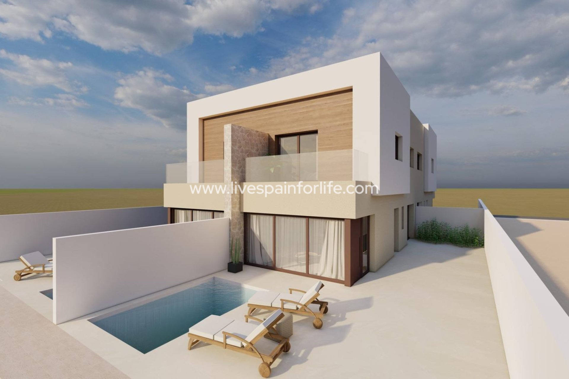 Nieuwbouw - Semi-detached house / Quad -
San Javier - Pueblo