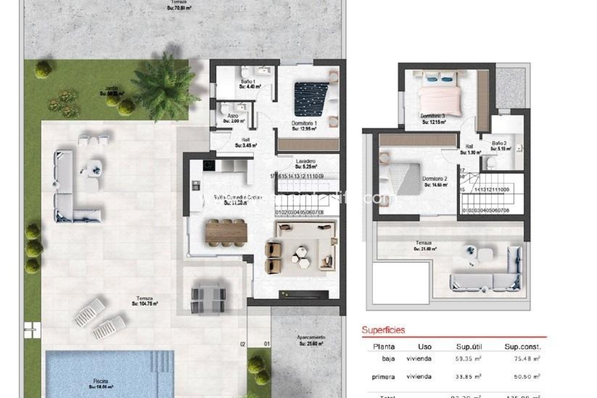 Nieuwbouw - Villa (alleenstaand) -
Banos y Mendigo - Altaona Golf