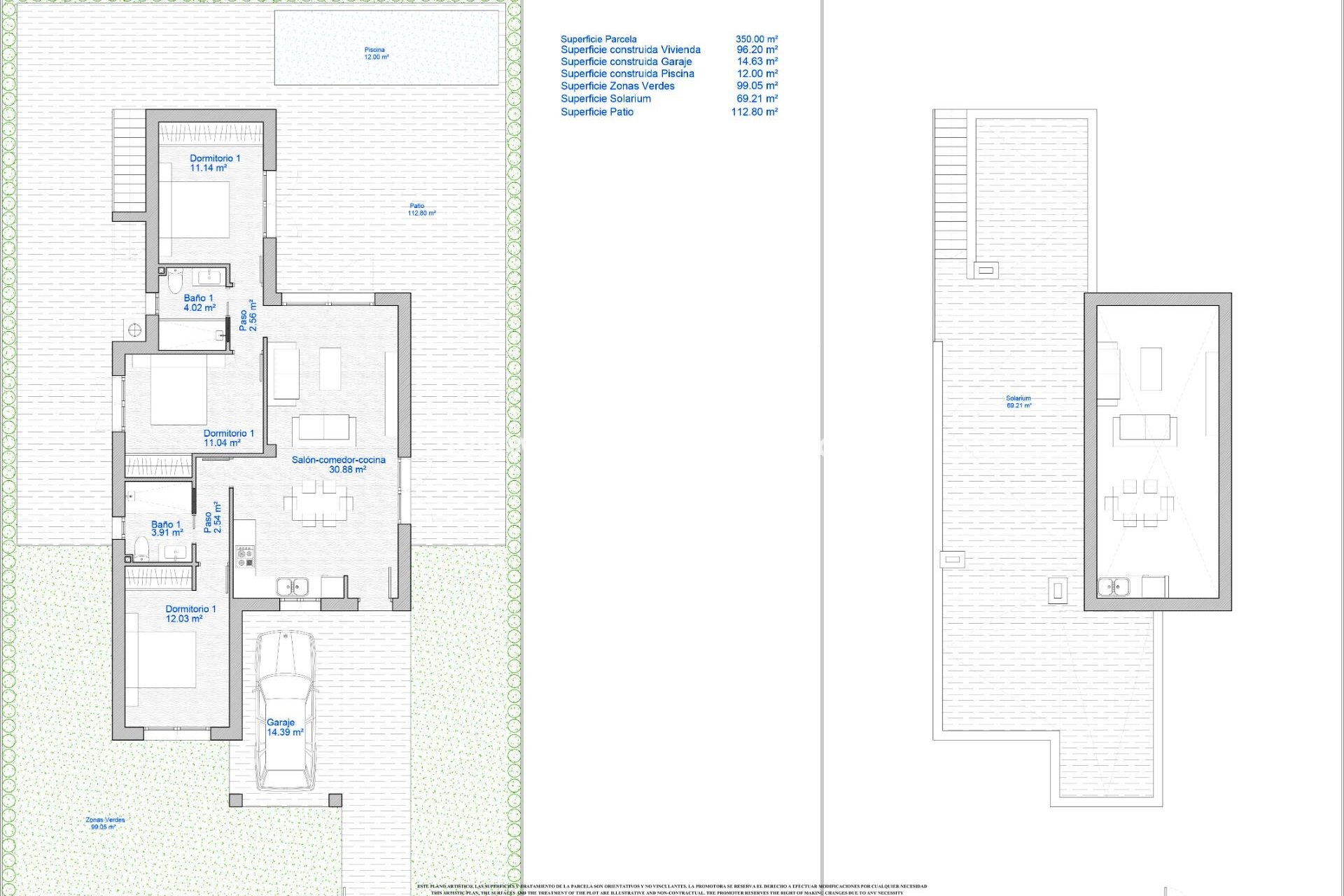 Nieuwbouw - Villa (alleenstaand) -
Los Alcázares - Serena Golf