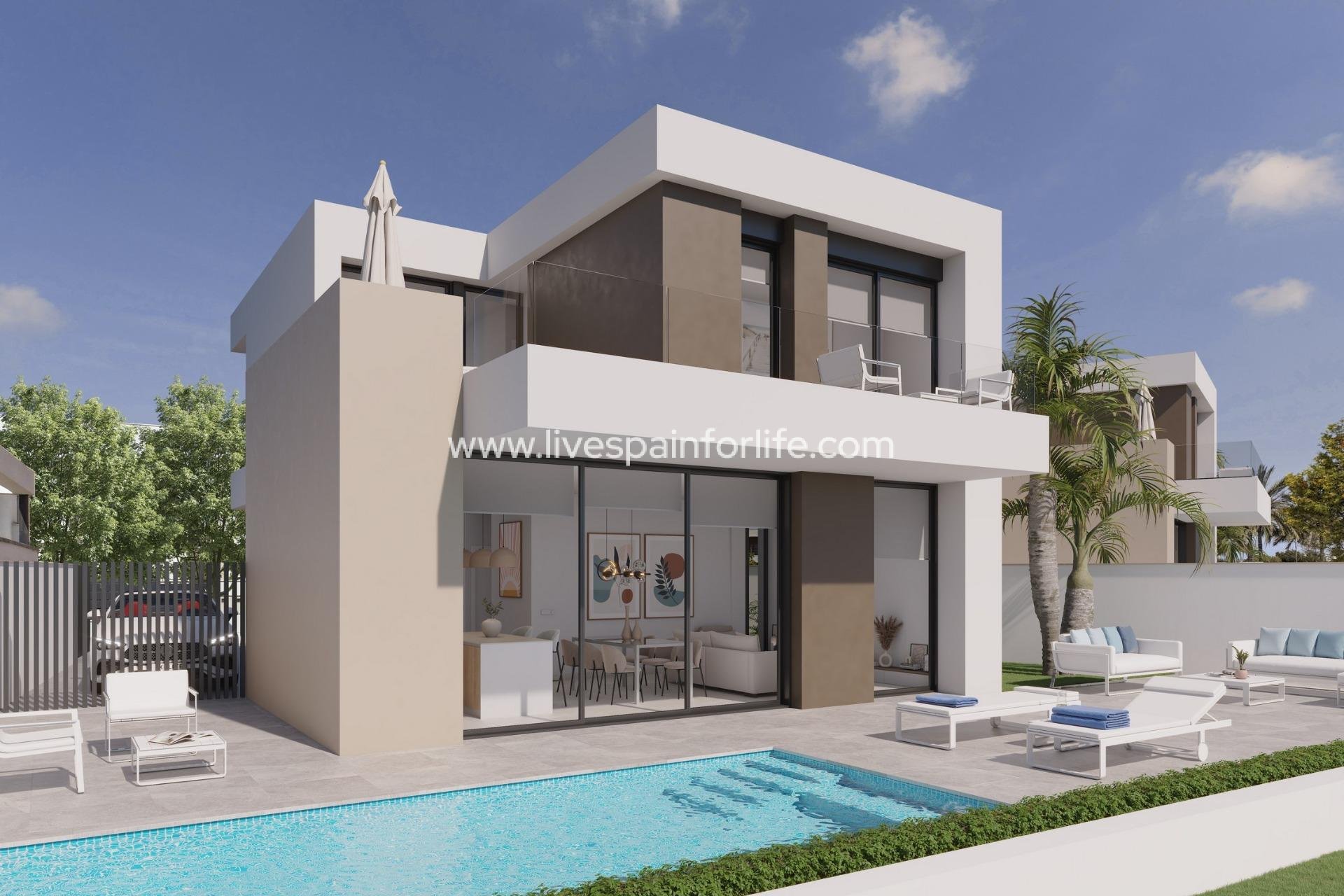 Nieuwbouw - Villa (alleenstaand) -
San Javier - Roda Golf