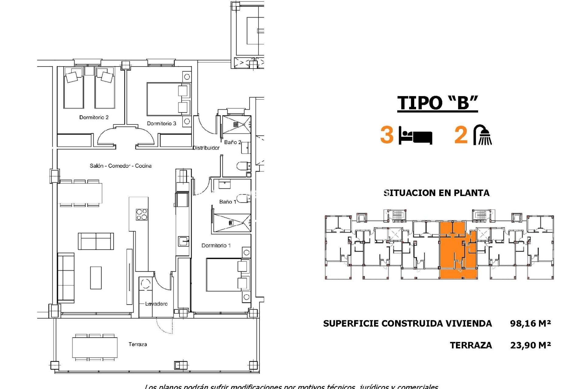 Nouvelle construction - Apartments -
San Miguel De Salinas - Pueblo