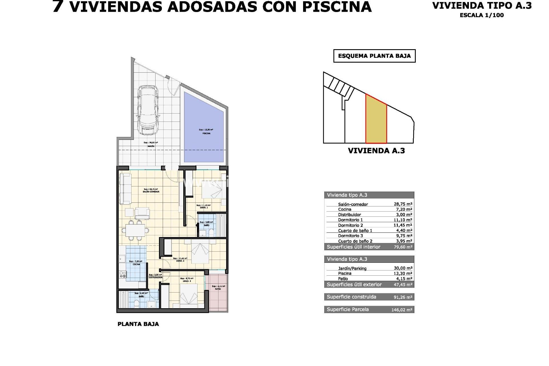 Nouvelle construction - Bungalow -
Pilar de la Horadada - Pueblo