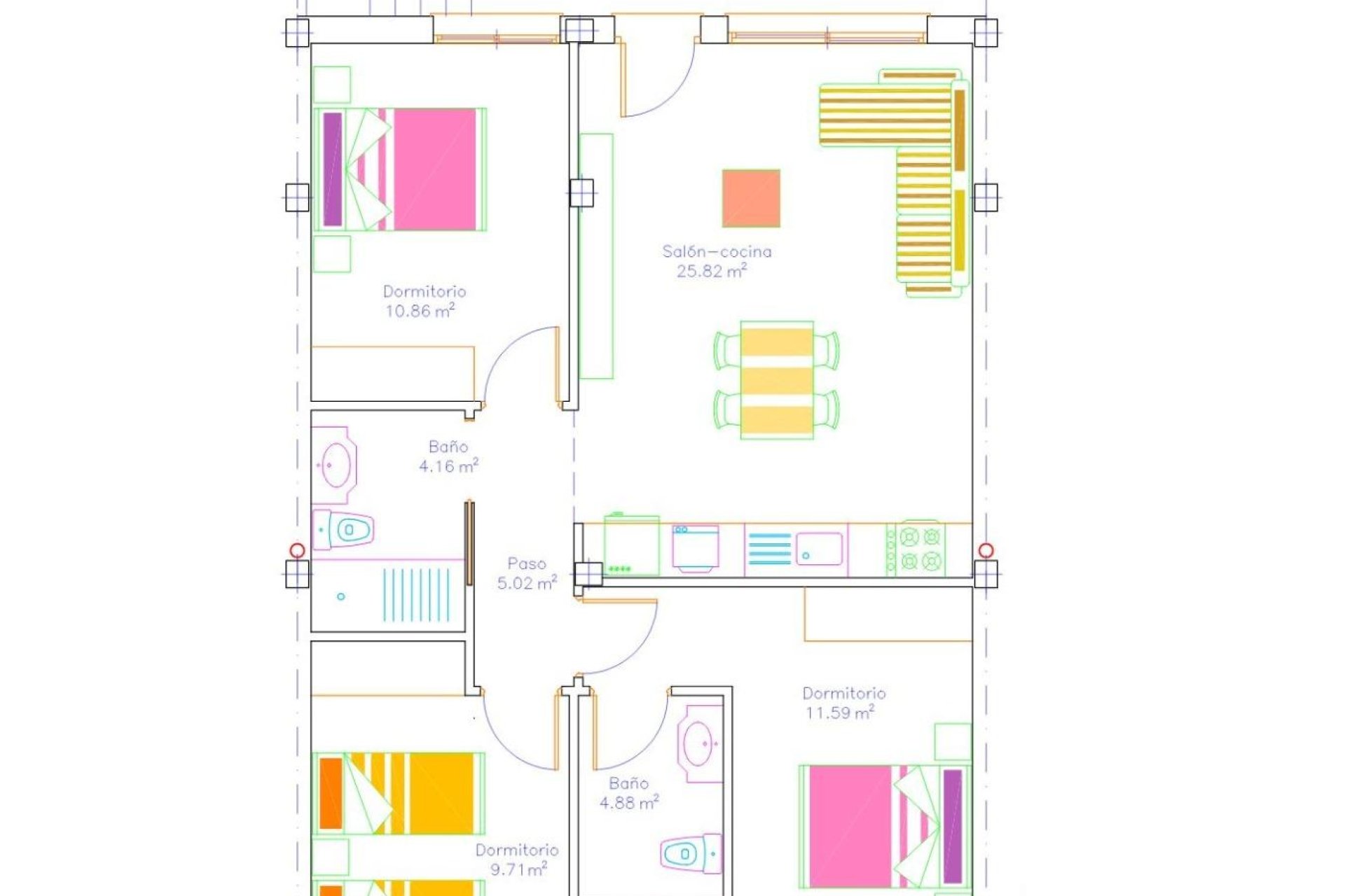 Nouvelle construction - Bungalow -
San Javier - Pueblo