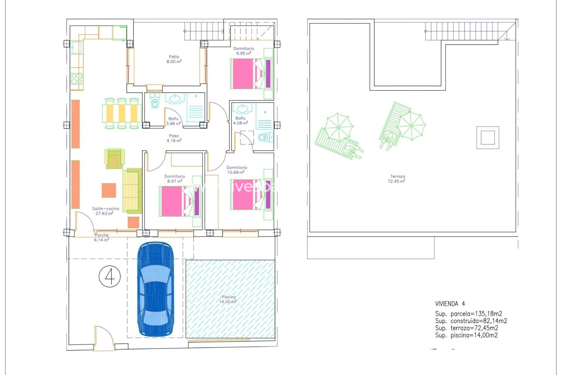 Nouvelle construction - Maison de ville -
Avileses