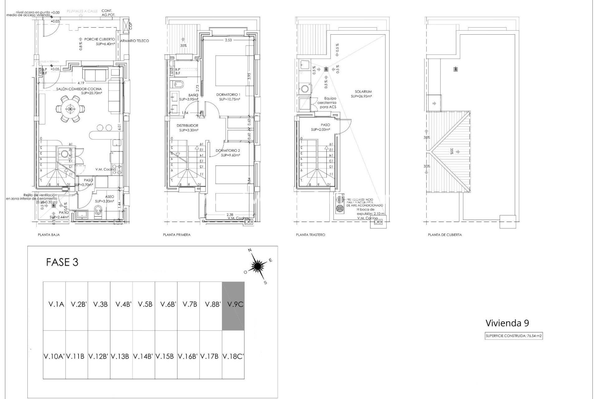 Nouvelle construction - Maison de ville -
Torre Pacheco - Santa Rosalía