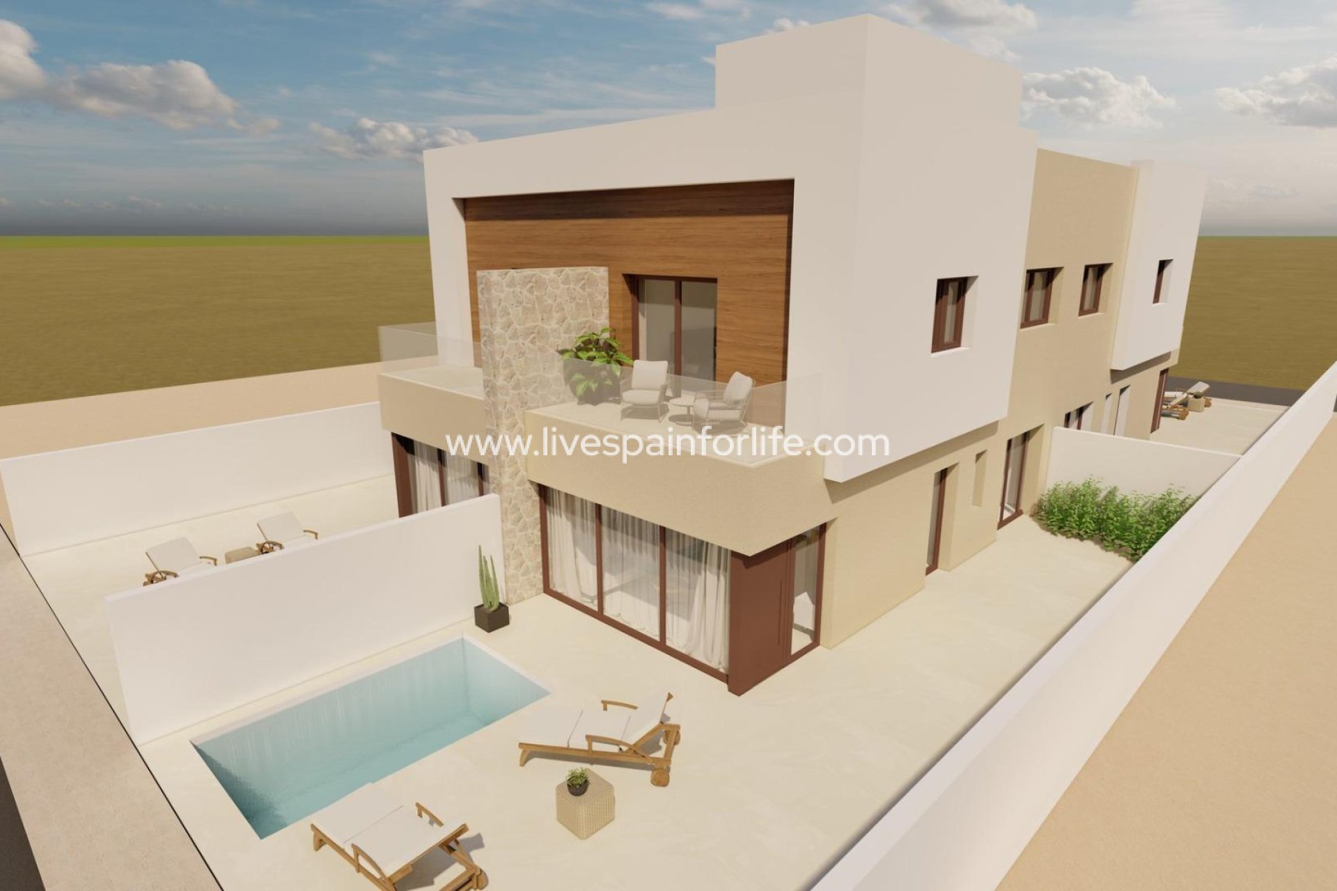 Nouvelle construction - Semi-detached house / Quad -
San Javier - Pueblo