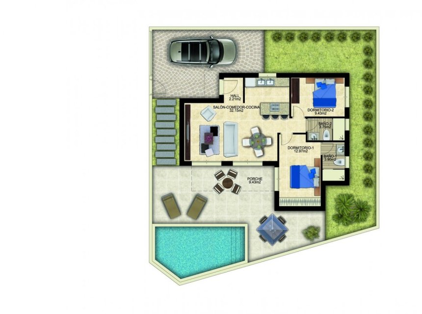 Nouvelle construction - Villa (indépendant) -
Benijofar - polideportivo