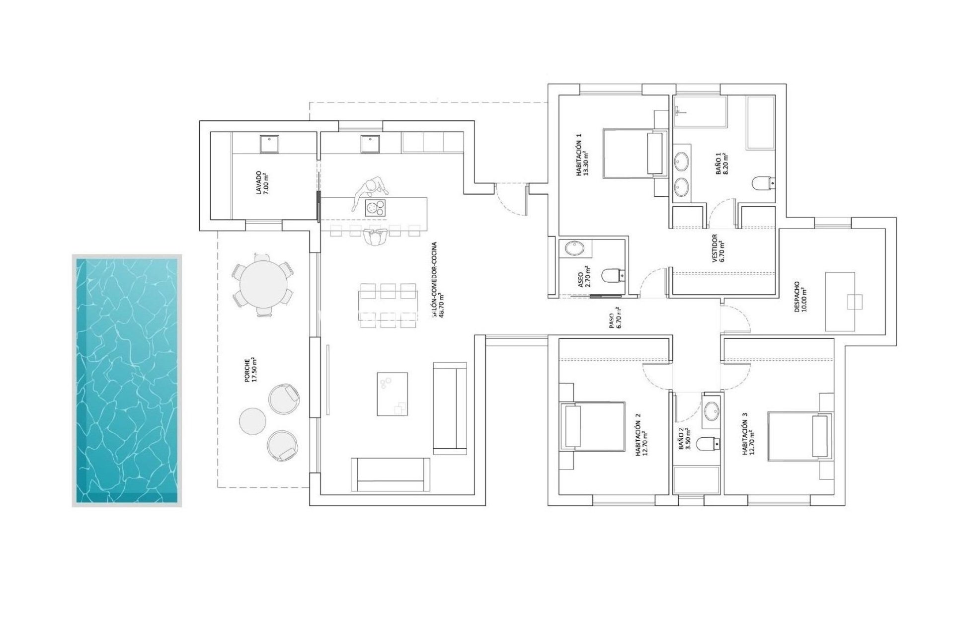 Nouvelle construction - Villa (indépendant) -
Monforte Del Cid - Alenda Golf
