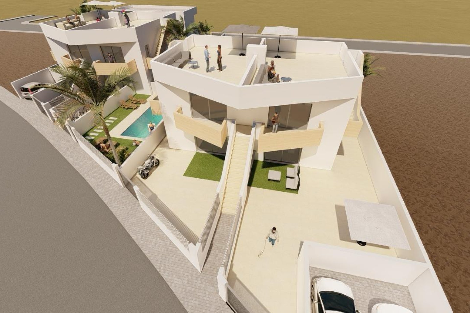 Nouvelle construction - Villa (indépendant) -
Puerto de Mazarron - Mar De Plata