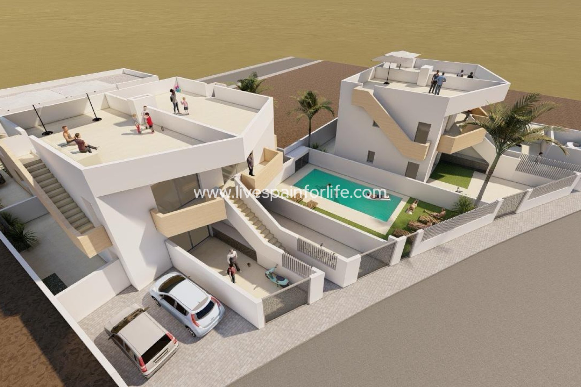 Nouvelle construction - Villa (indépendant) -
Puerto de Mazarron - Mar De Plata