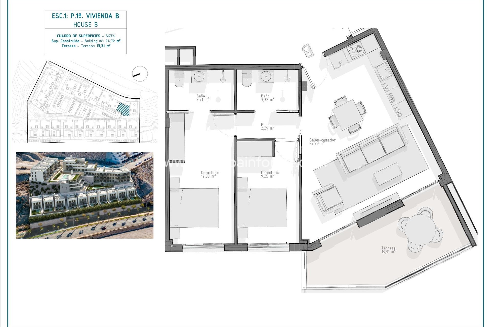 Nuevo - Apartments -
Aguilas - Playa del Hornillo