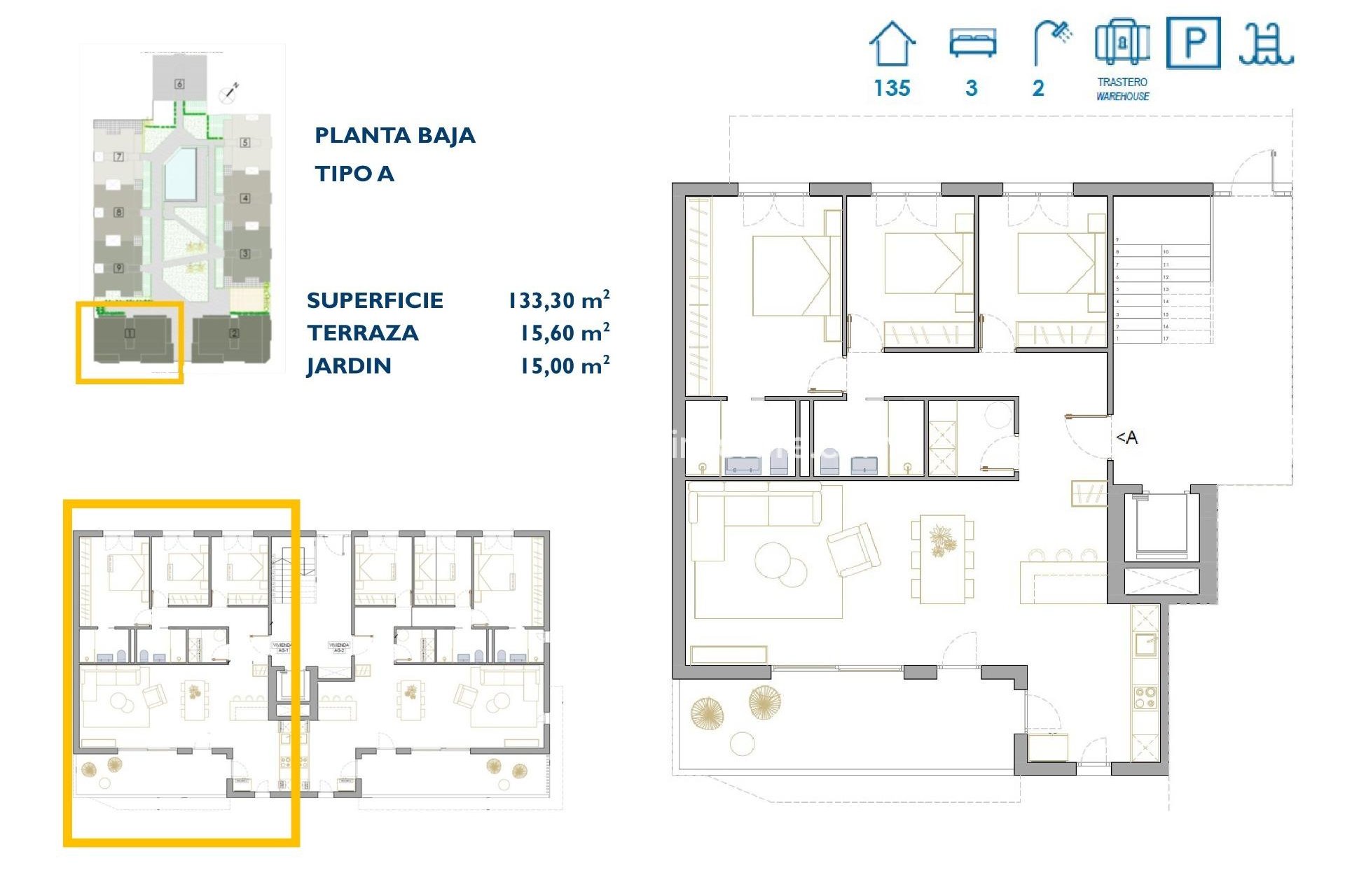 Nuevo - Apartments -
San Pedro del Pinatar - Pueblo