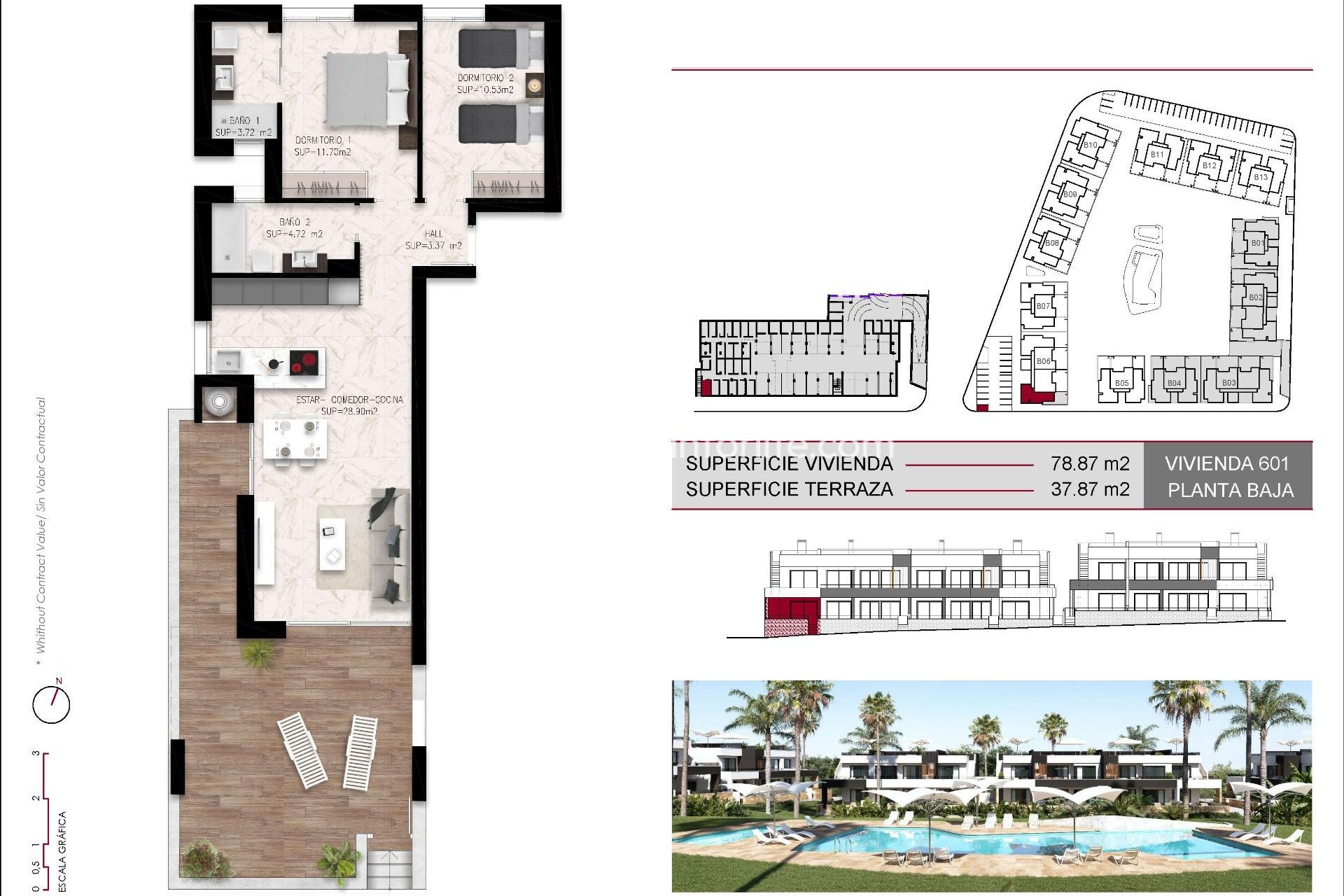 Nuevo - Bungalow -
Ciudad Quesada - Lo Marabu