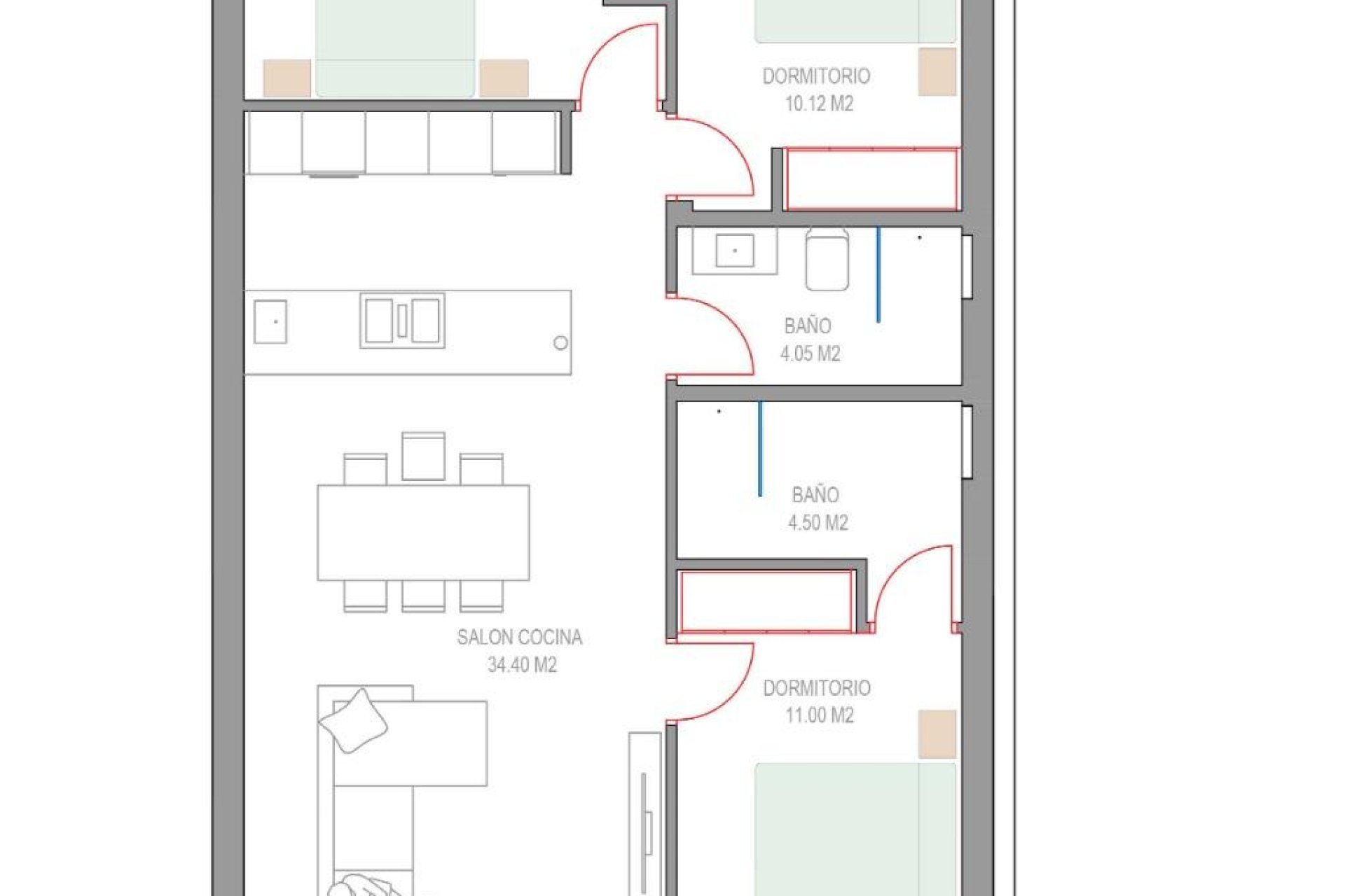 Nuevo - Bungalow -
Pilar de la Horadada - Parque del Mediterraneo