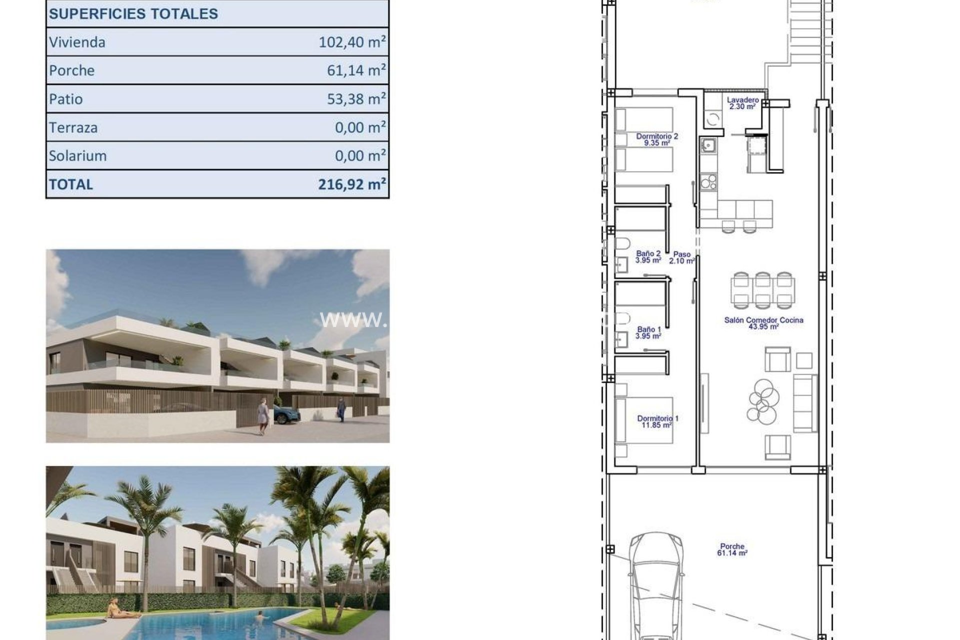 Nuevo - Bungalow -
Pilar de la Horadada - Pueblo