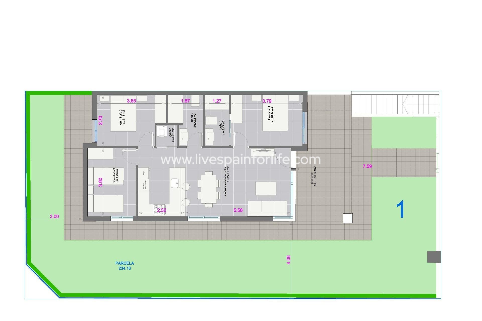 Nuevo - Bungalow -
Pilar de la Horadada - Pueblo