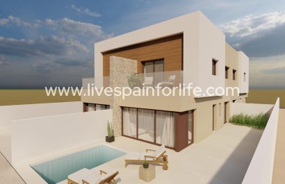 Semi-detached house / Quad - New build - San Javier -
                    Pueblo
